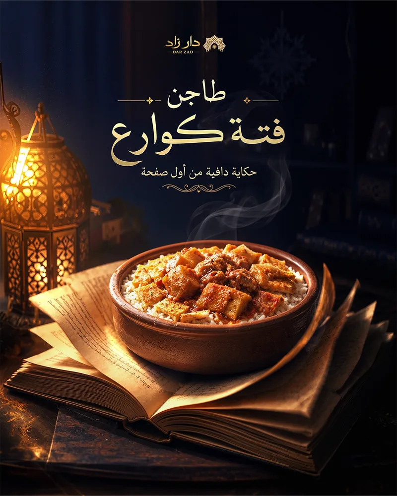 تصميم سوشيال ميديا لـدار زاد من ماتريكس — عمل 3