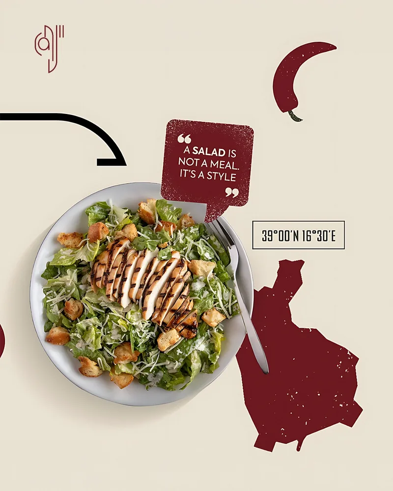 Matrix social media design for Calabria — work 3